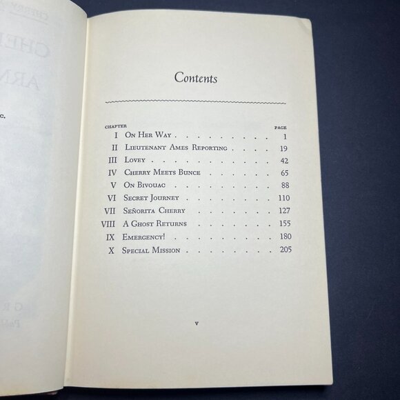 VTG 1944 Cherry Ames Army Nurse Grosset & Dunlap Hardcover Book by Helen Wells - Picture 9 of 12